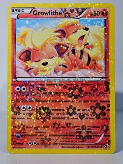 Pokemon Growlithe RC4/RC25 Legendary Treasures: Radiant Collection Holo - NM - Image 1