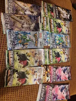 Pokemon Booster Packs Lot 16 Evolutions Evolving Skies And Sword And Shield - Image 1