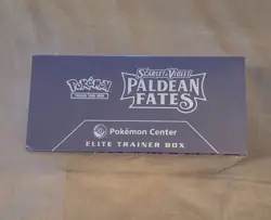 Pokemon TCG Scarlet & Violet Paldean Fates ETB, Pokemon Center Exclusive, Sealed - Image 2