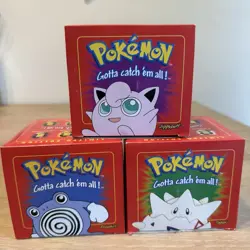 Pokemon Sealed Trio 23k Plated Trading Cards Jiggly Puff , Togepi & PoliWhirl - Image 2
