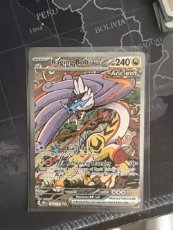 Pokemon Raging Bolt EX Prismatic Evolutions 166/131 Special Illustration Rare - Image 2