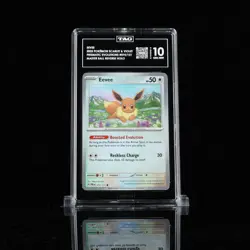 TAG 10!!! GEM MINT - Eevee - 074/131 Prismatic Evolutions MASTER BALL - Pokemon - Image 1