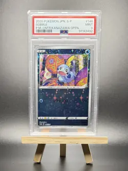 2020 POKEMON SOBBLE JP JAPANESE REVERSE HOLO PROMO #146/S-P KANAZAWA PSA 9 - Image 1