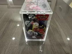 Pokemon TCG S&V DESTINED RIVALS BOOSTER BOX Factory Sealed W/acrylic Case Protec - Image 3