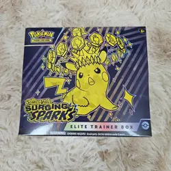 Pokemon TCG Scarlet & Violet Surging Sparks ETB Elite Trainer Box New Sealed - Image 1