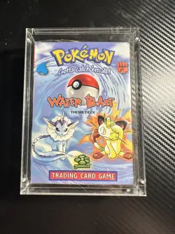 POKEMON TCG JUNGLE THEME DECK WATER BLAST FACTORY SEALED 1999 - Image 1