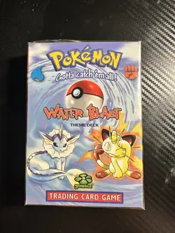 POKEMON TCG JUNGLE THEME DECK WATER BLAST FACTORY SEALED 1999 - Image 5