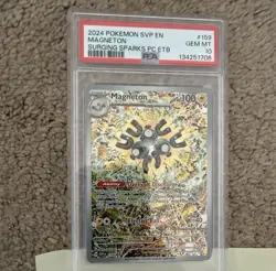 Magneton SVP 159 Surging Sparks Pokemon Center ETB Stamped Promo PSA 10 - Image 1