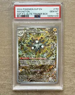 Magneton SVP 159 Surging Sparks Pokemon Center ETB Stamped Promo PSA 10 - Image 1