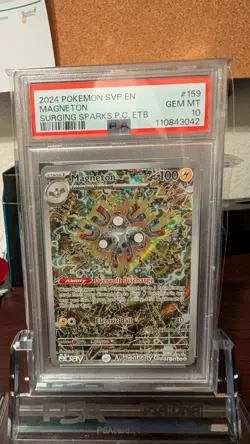 PSA 10 Magneton SVP 159 Pokemon Center Stamped Promo | Surging Sparks GEM MINT - Image 1