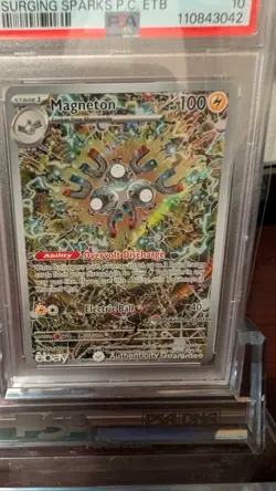 PSA 10 Magneton SVP 159 Pokemon Center Stamped Promo | Surging Sparks GEM MINT - Image 2