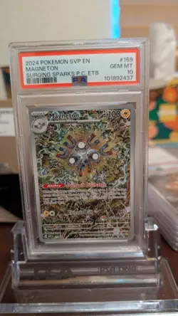 PSA 10 Magneton SVP 159 Pokemon Center Stamped Promo | Surging Sparks GEM MINT - Image 1