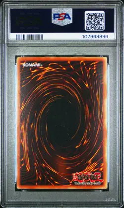2003 YU-GI-OH! STARTER DECK: JOEY #001 RED-EYES B. DRAGON PSA 9 - Image 2