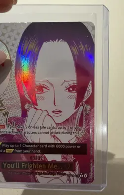 ONE PIECE Boa Hancock, You'll Frighten Me... ♡ Alt Art OP14-118 English - Image 4