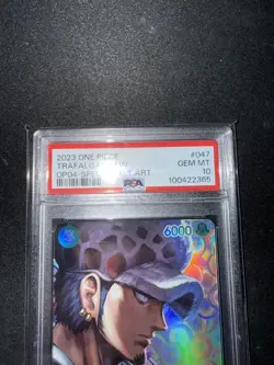 One Piece Trafalgar Law SP OP01-047 PSA 10 English OP04 Kingdoms of Intrigue SR - Image 4