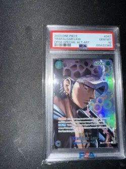 One Piece Trafalgar Law SP OP01-047 PSA 10 English OP04 Kingdoms of Intrigue SR - Image 5