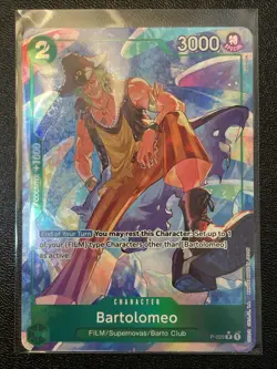 One Piece CCG PRB-01 The Best Bartolomeo P-029 English Full Art - Image 1