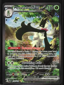 Meowscarada ex 256/193 Paldea Evolved Special Illustration Rare Pokemon Card - Image 1