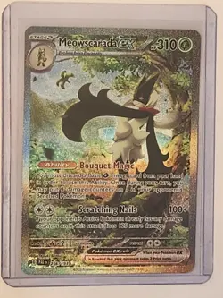 Pokemon TCG Meowscarada EX 256/193 Paldea Evolved Special Illustration Rare NM - Image 1