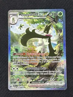 Pokemon TCG Meowscarada EX 256/193 Paldea Evolved Special Illustration Rare Holo - Image 1