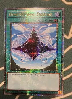 RA03-EN163 Dimensional Fissure Quarter Century Secret Rare 1st Ed YuGiOh - Image 1