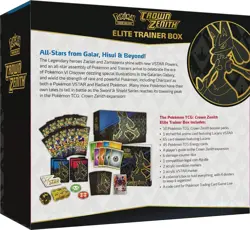Pokemon TCG Sword Shield Crown Zenith Elite Trainer Box ETB New Sealed 820650851476 - Image 2