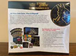 Pokemon ​TCG: Sword & Shield Crown Zenith Elite Trainer Box ETB - Sealed - Image 3