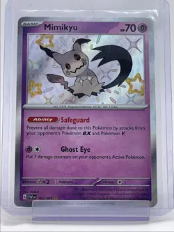 MIMIKYU 2024 POKEMON PALDEAN FATES SHINY RARE 160/091 Q0481 - Image 1