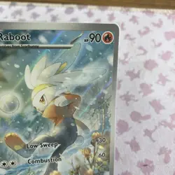 Raboot 147/142 Illustration Rare Holo Stellar Crown Pokemon Card TCG NM - Image 4