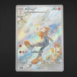 Pokemon TCG Card Raboot 147/142 Stellar Crown Illustration Rare Holo - NM - Image 1