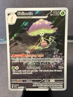 Pokemon TCG Shiinotic Illustration Rare SV08: Surging Sparks #194/191 NM 2024 - Image 1