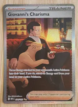 Giovanni’s Charisma 207/165 - SAR - SV 151 - Pokemon TCG NM - Image 1