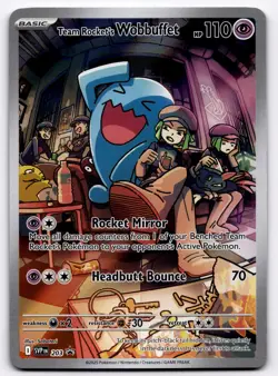 Team Rocket's Wobbuffet - 203 SVP Promo SV: Scarlet & Violet Promo Cards NM - Image 1