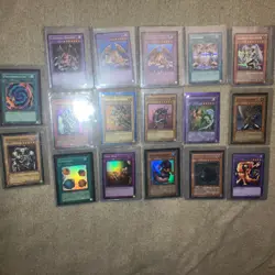 Lot Of 17 Vintage Yugioh Cards Konami Secret Ultra Super Holo Rare Cards - Image 2