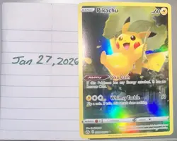 Pokemon TCG Crown Zenith Pikachu Holo Rare Card GG30/GG70 NM Condition - Image 1