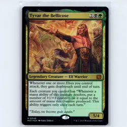 MTG Tyvar the Bellicose #48 MAT March of the Machine Foil M NM Magic Card - Image 1