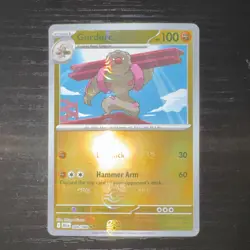 Pokemon Gurdurr 048/086 SV: Black Bolt Master Ball Holo Card 100 HP - Image 1