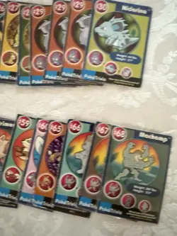 HUGE LOT 90+ Vintage 1999 Pokemon Burger King PokeTrivia Cards - MEW CHARIZARD - Image 5