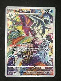 Pokemon TCG Paldea Evolved Baxcalibur 210/193 Illustration Rare Card English - Image 1