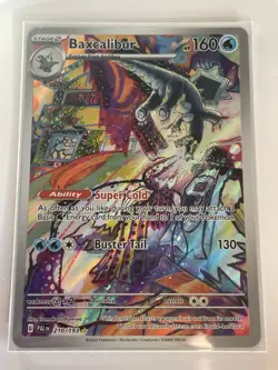 Pokemon TCG Card Baxcalibur 210/193 S&V Paldea Evolved Illustration Rare - NM - Image 3