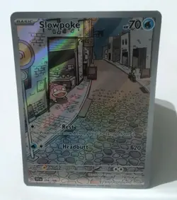 Pokemon TCG Slowpoke 204/198SV01 Scarlet & Violet Base Set Illustration Rare 🔥 - Image 1