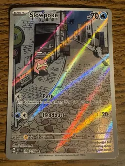 Pokemon TCG Slowpoke Holo Card 204/198 SV01 Scarlet & Violet Base Set - Image 1