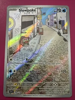 Pokemon TCG Slowpoke 204/198 SV01 Scarlet & Violet Base Set Holo Card - Image 1