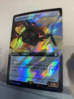 Brotherhood Vertibird (Extended Art) (Surge Foil) - Fallout (PIP) NM - Image 4