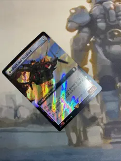 Brotherhood Vertibird (Extended Art) (Surge Foil) - Fallout (PIP) NM - Image 5