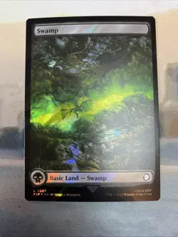 Swamp (0850) (Surge Foil) Universes Beyond: Fallout (PIP) NM - Image 2