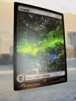 Swamp (0850) (Surge Foil) Universes Beyond: Fallout (PIP) NM - Image 4