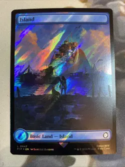 Island (0847) (Surge Foil) - Universes Beyond: Fallout - NM - Image 1