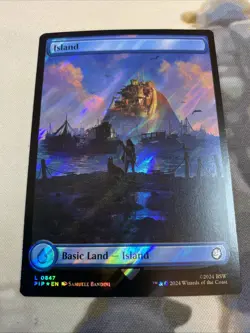 Island (0847) (Surge Foil) - Universes Beyond: Fallout - NM - Image 2
