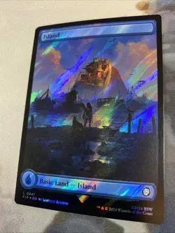 Island (0847) (Surge Foil) - Universes Beyond: Fallout - NM - Image 4